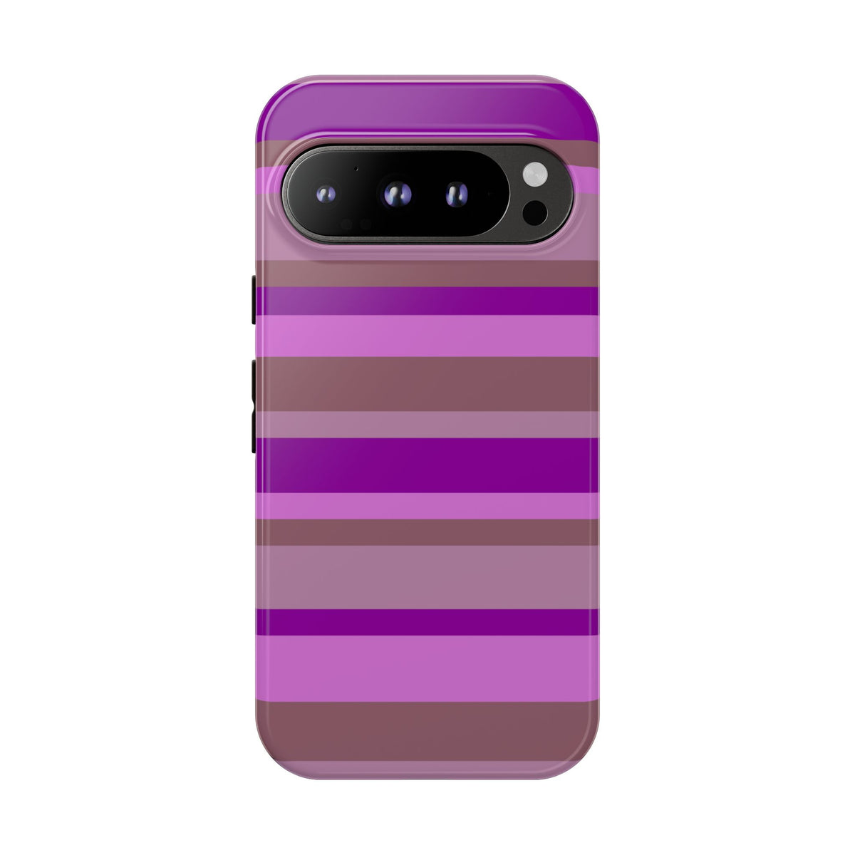 Aubergine Club Striped Phone Case