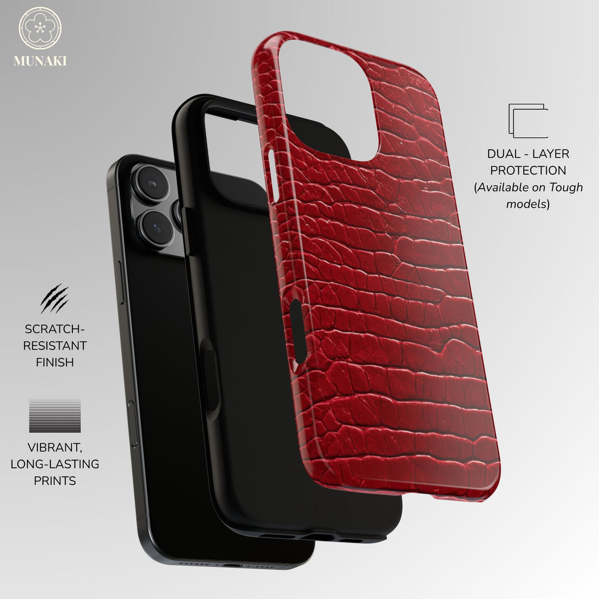 Cherry Croc Phone Case