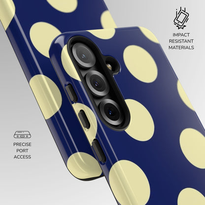 Midnight Yacht Polka Dot Phone Case