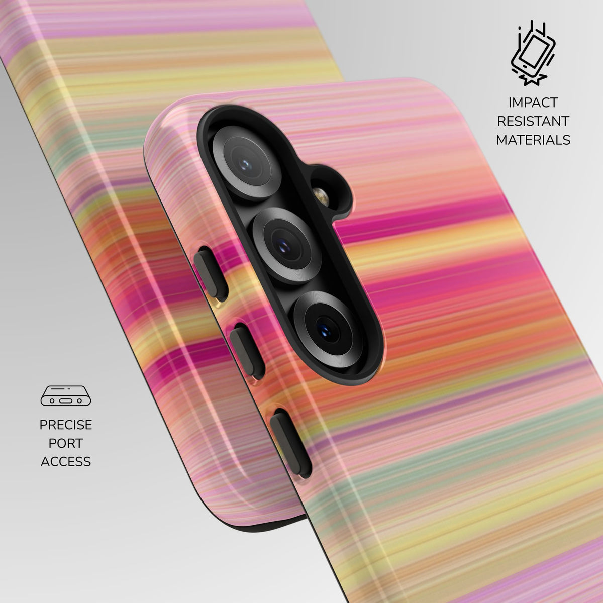 Malibu Mirage Striped Phone Case