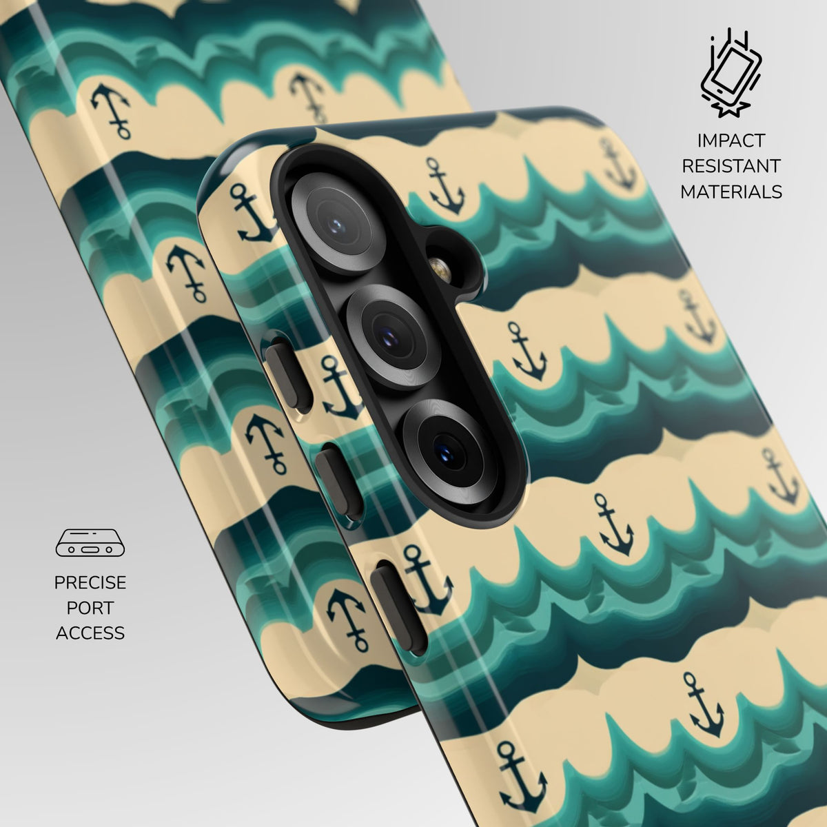 Hamptons Harbor Phone Case