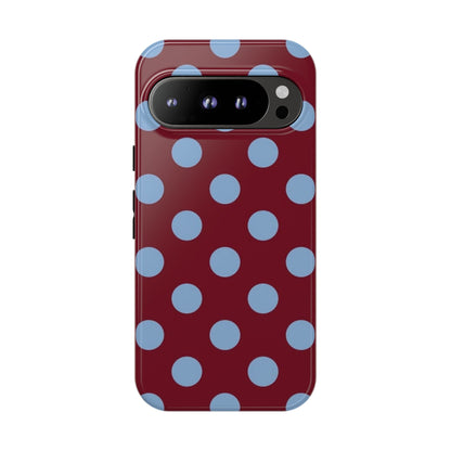 Bordeaux Breeze Polka Dot Phone Case