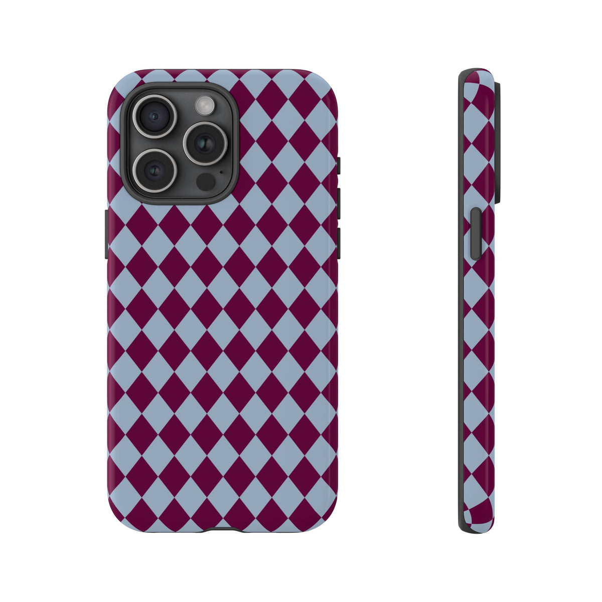 Bordeaux Breeze Harlequin Phone Case