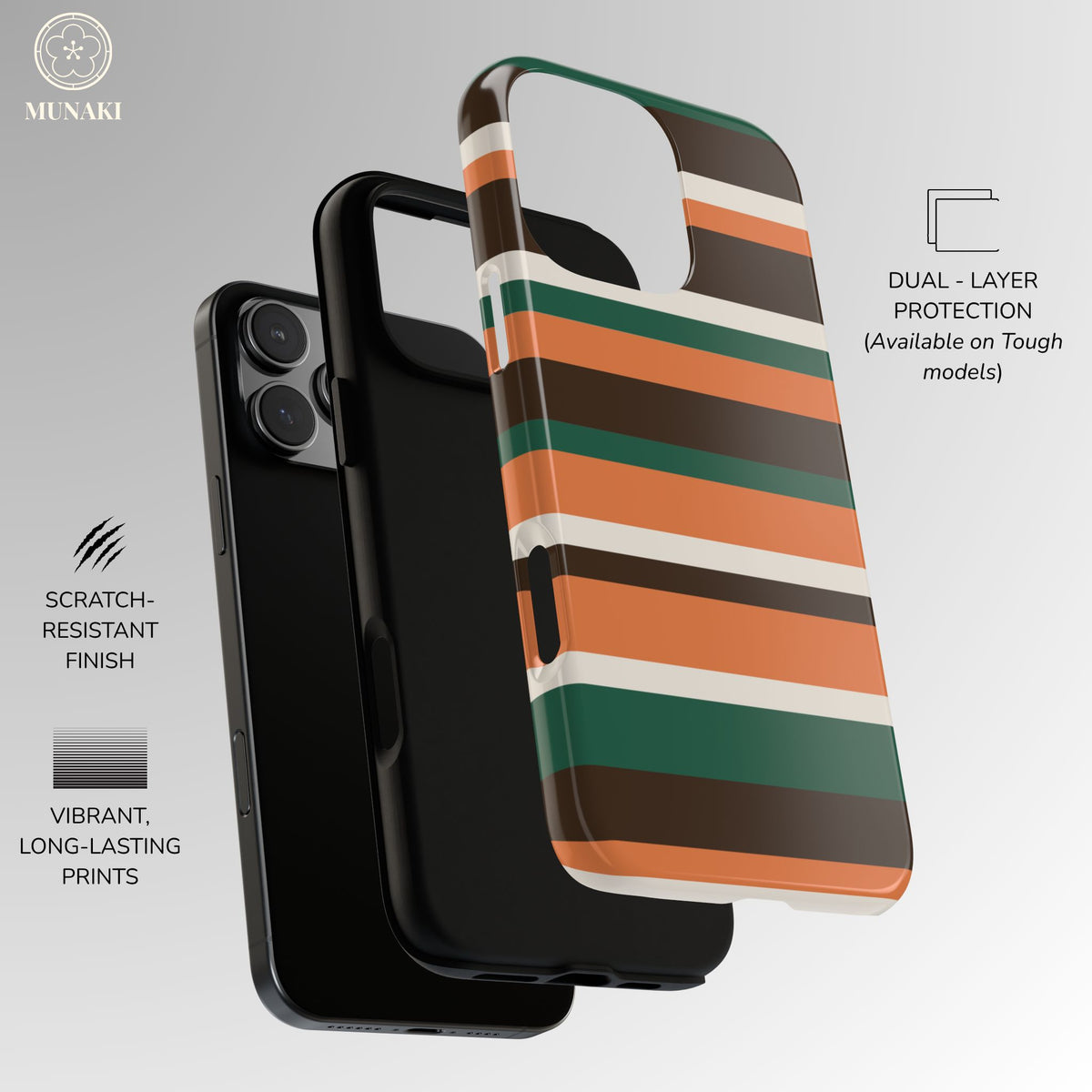Studio 74 Striped Phone Case