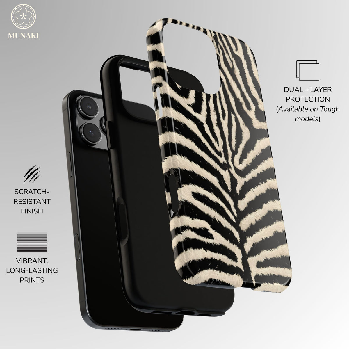Safari Runway Zebra Phone Case