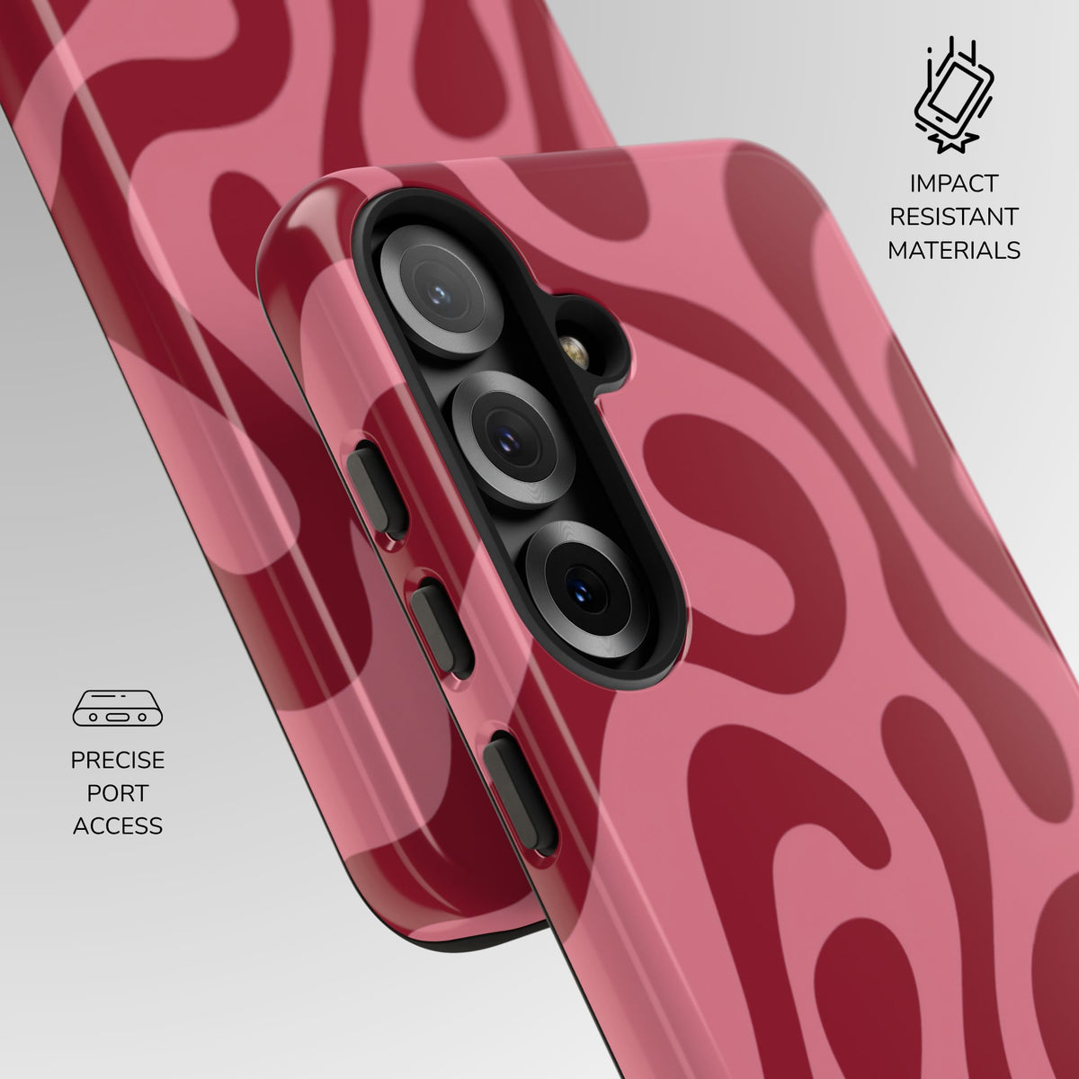 Cherry Sunset Swirl Phone Case
