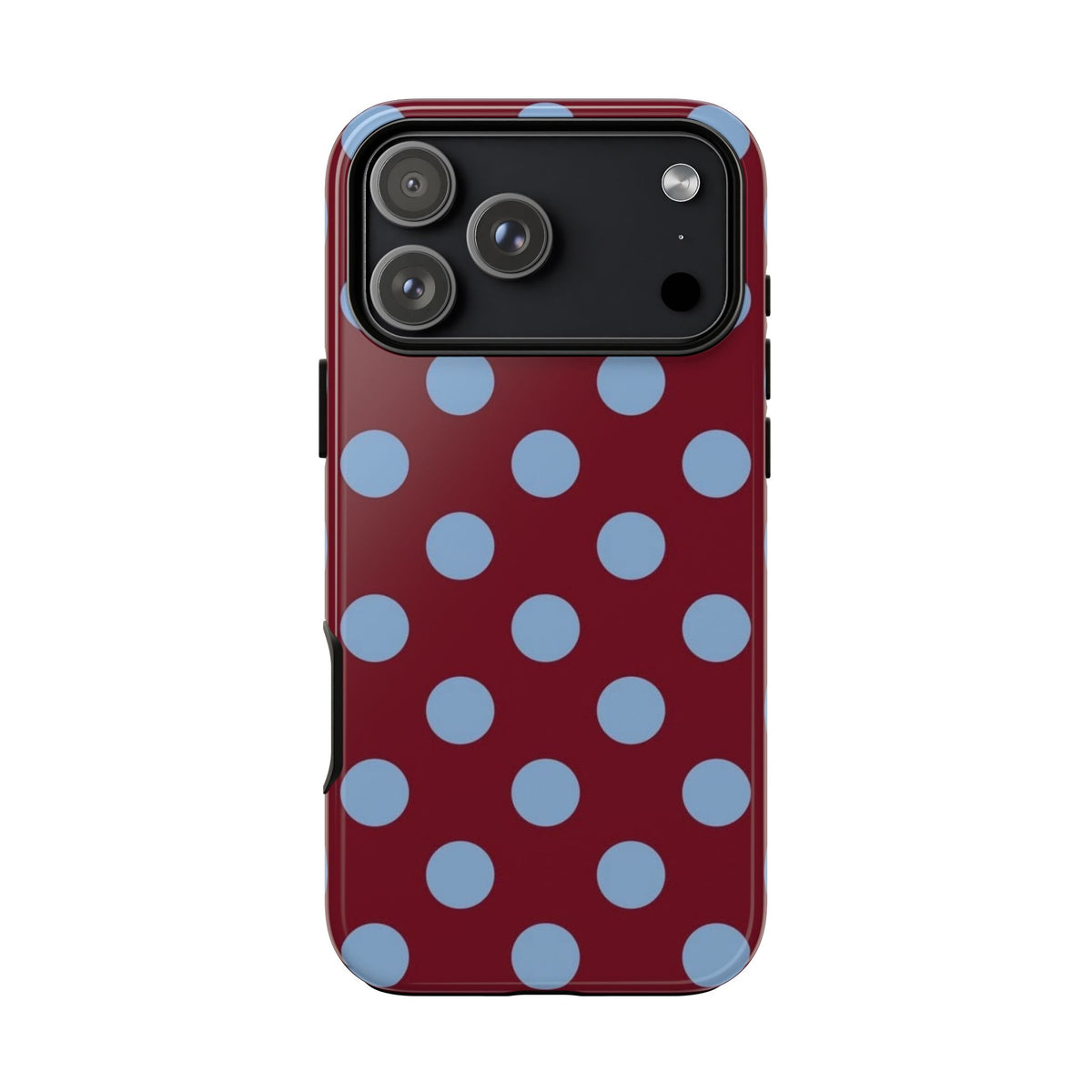 Bordeaux Breeze Polka Dot Phone Case
