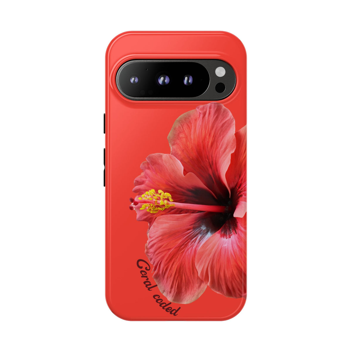 Coral Coded Phone Case