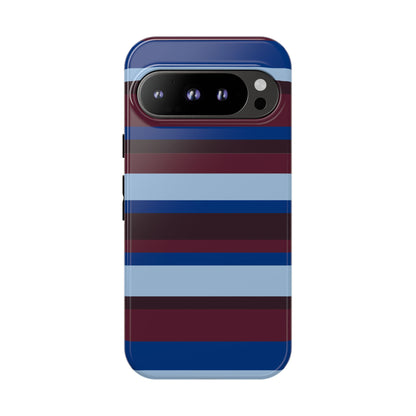 Bordeaux Coast Striped Phone Case