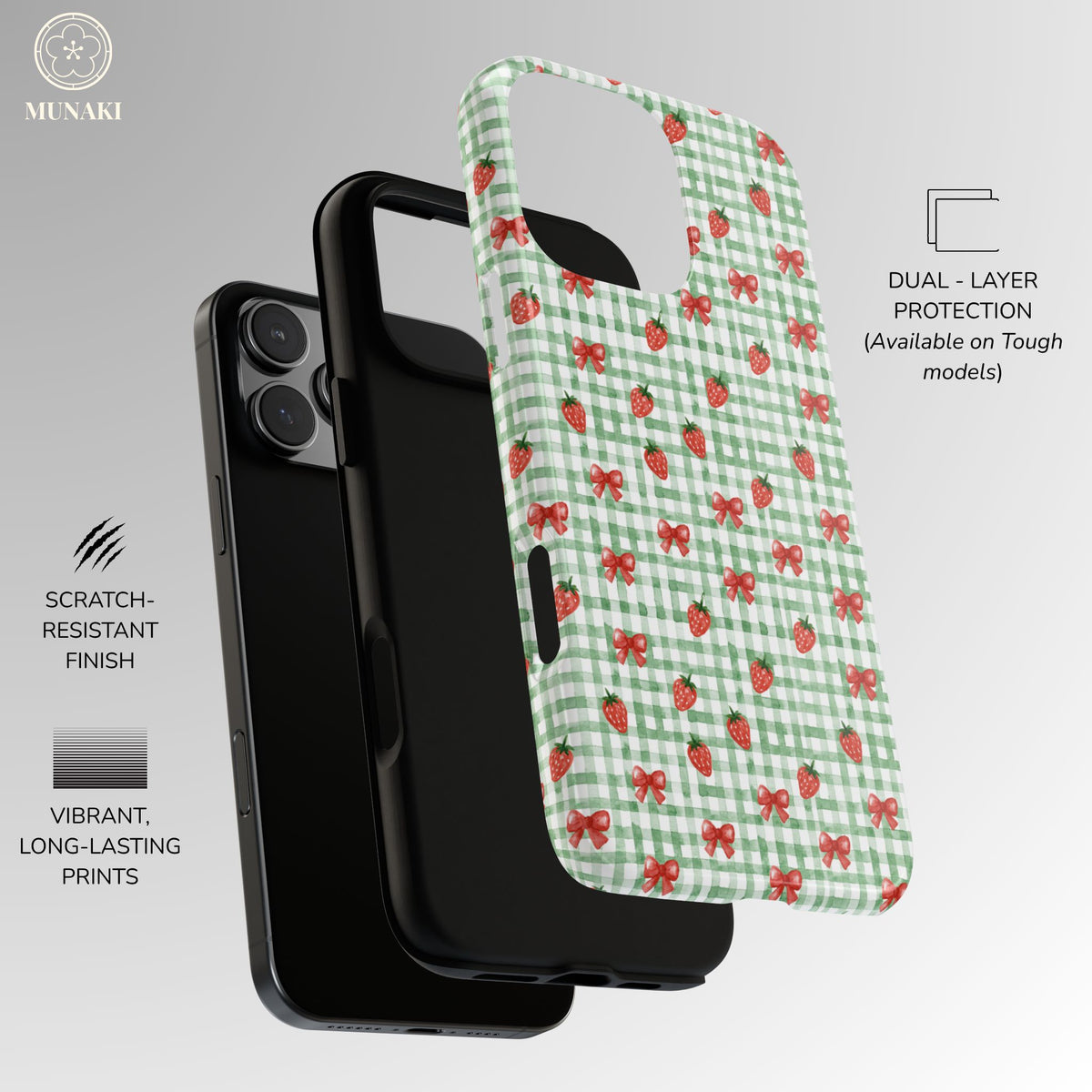 Strawberry Picnic Phone Case