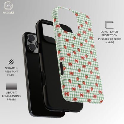 Strawberry Picnic Phone Case
