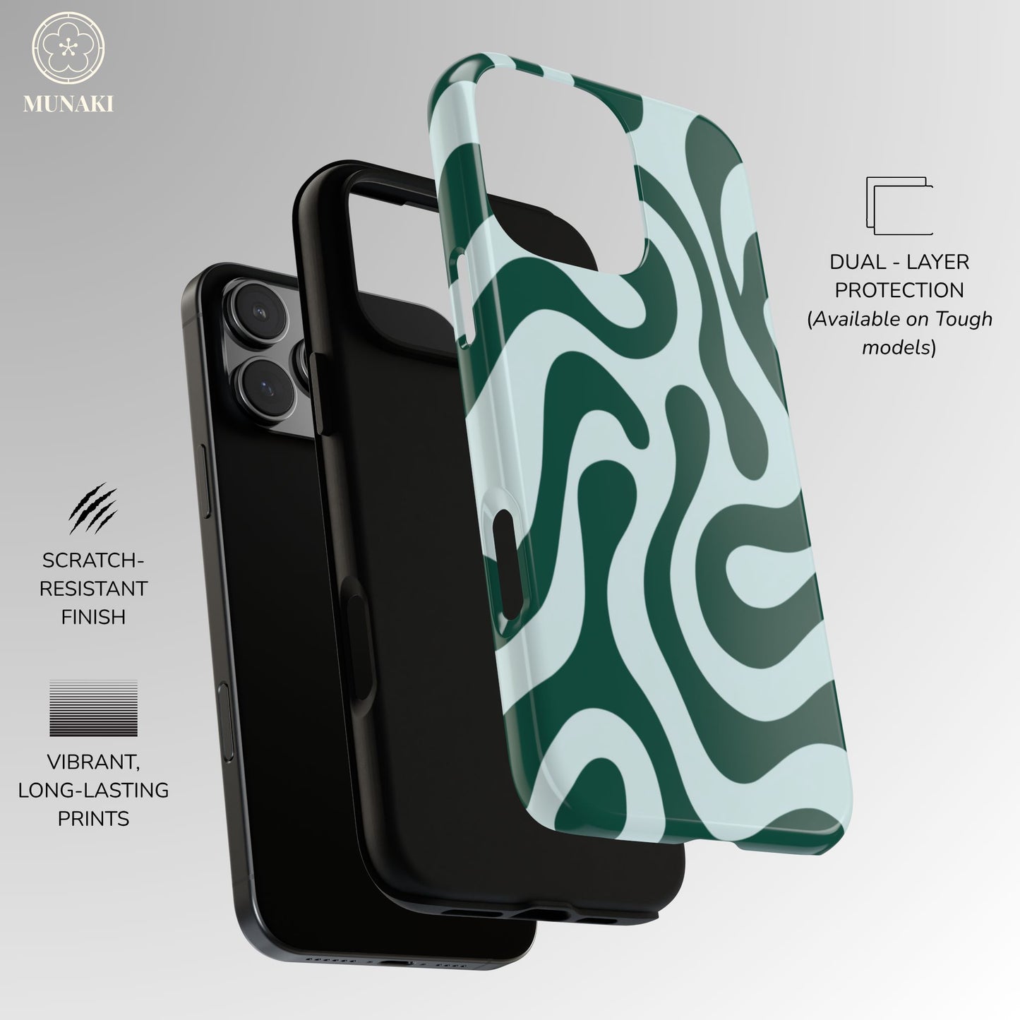 Matcha Swirl Phone Case
