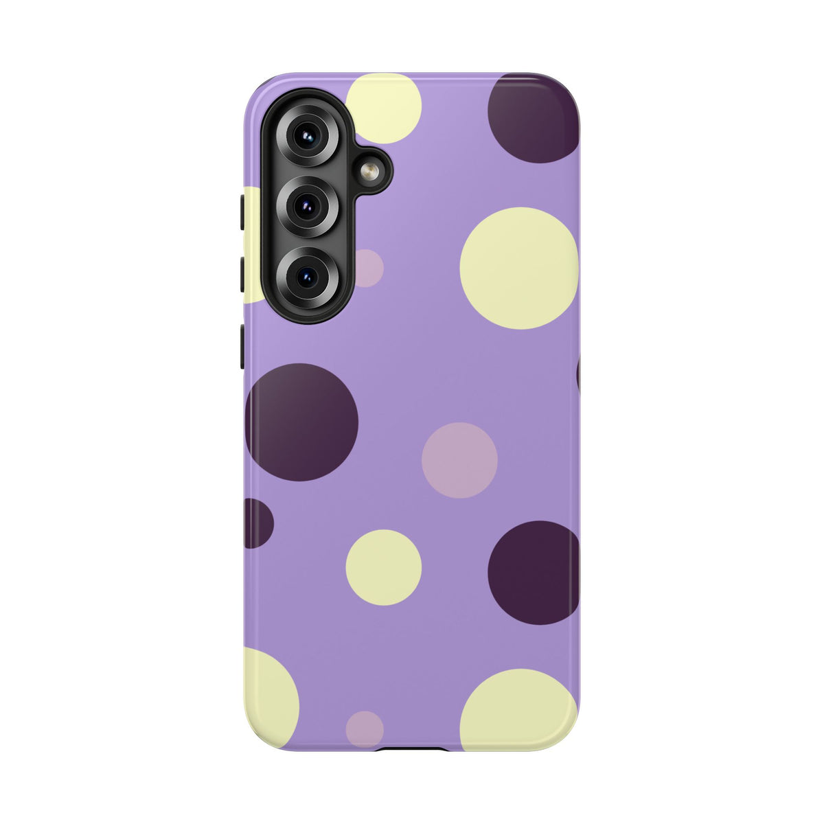 Aubergine Pop Polka Dot Phone Case