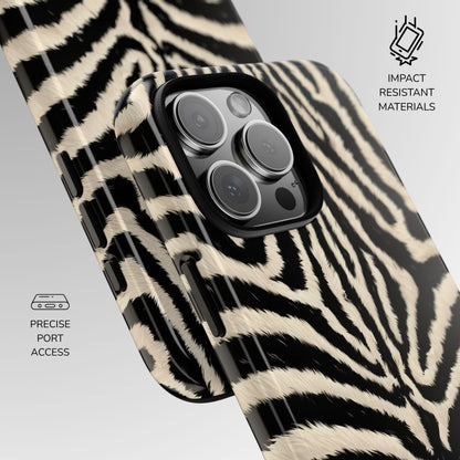 Safari Runway Zebra Phone Case