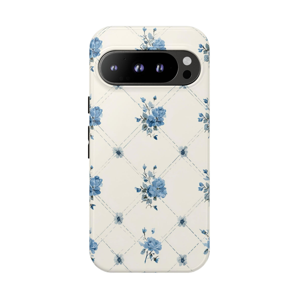 Vintage Quilt Blossom Phone Case