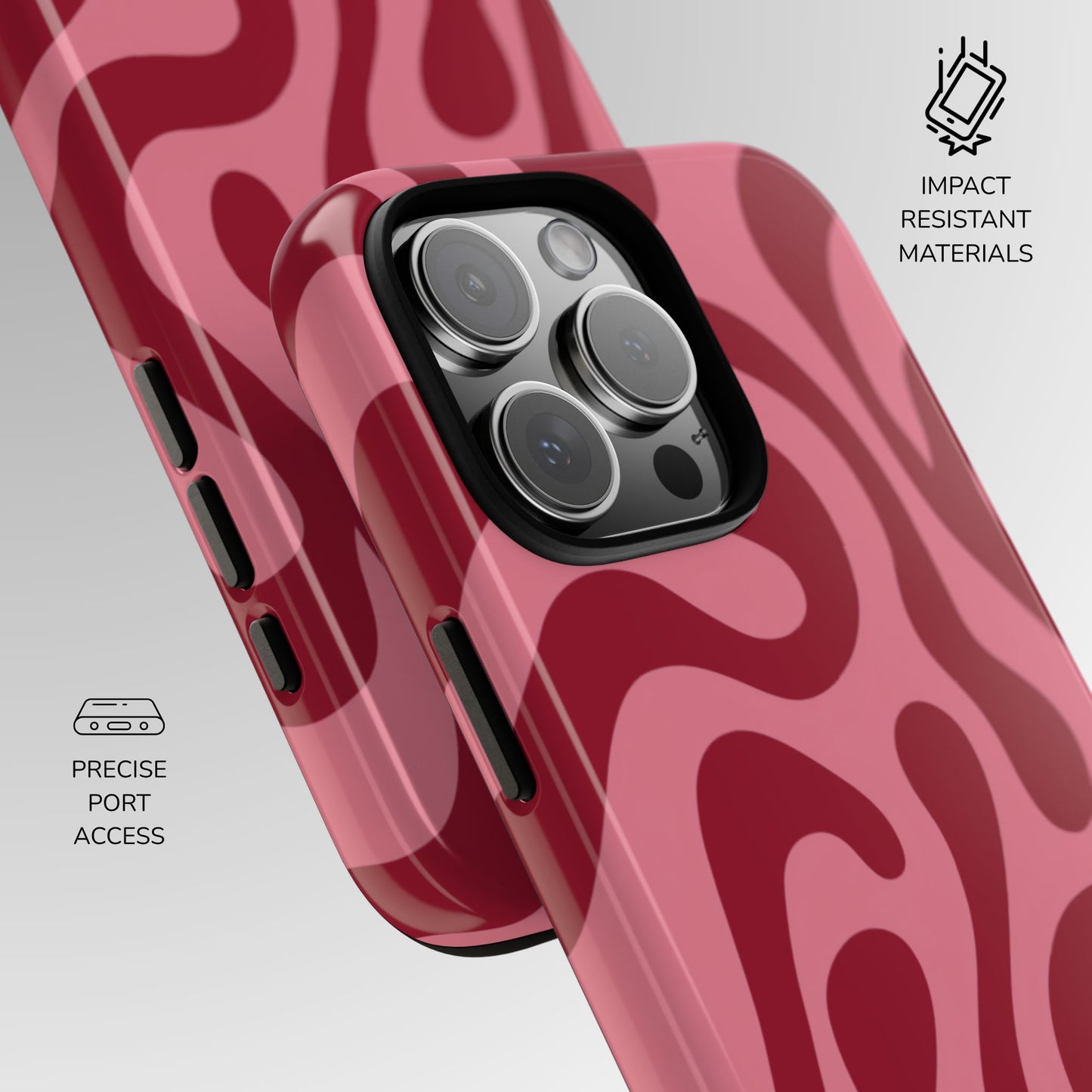 Cherry Sunset Swirl Phone Case