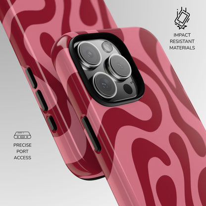 Cherry Sunset Swirl Phone Case
