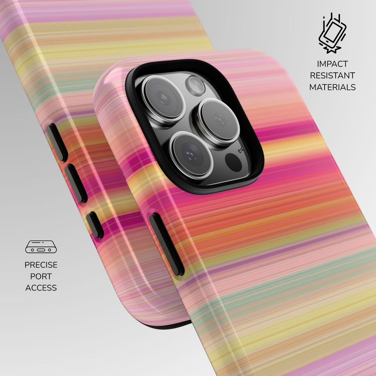 Malibu Mirage Striped Phone Case