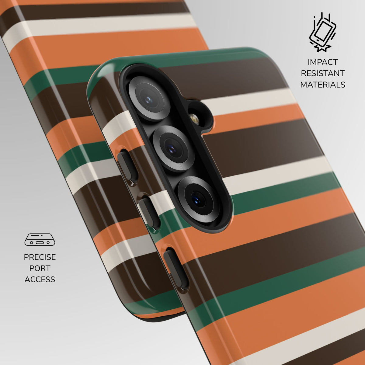 Studio 74 Striped Phone Case