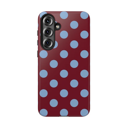 Bordeaux Breeze Polka Dot Phone Case