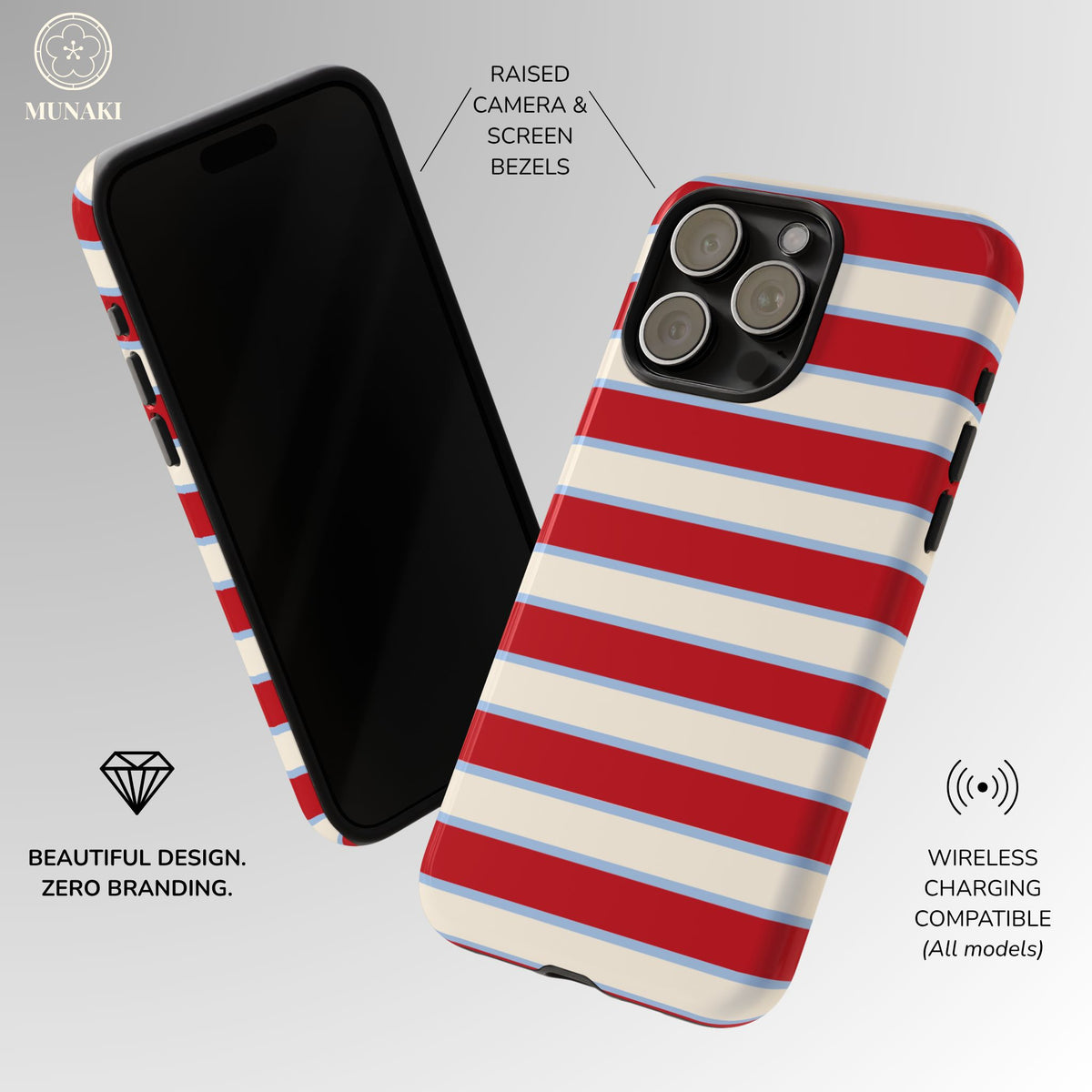 Grand Prix Striped Phone Case