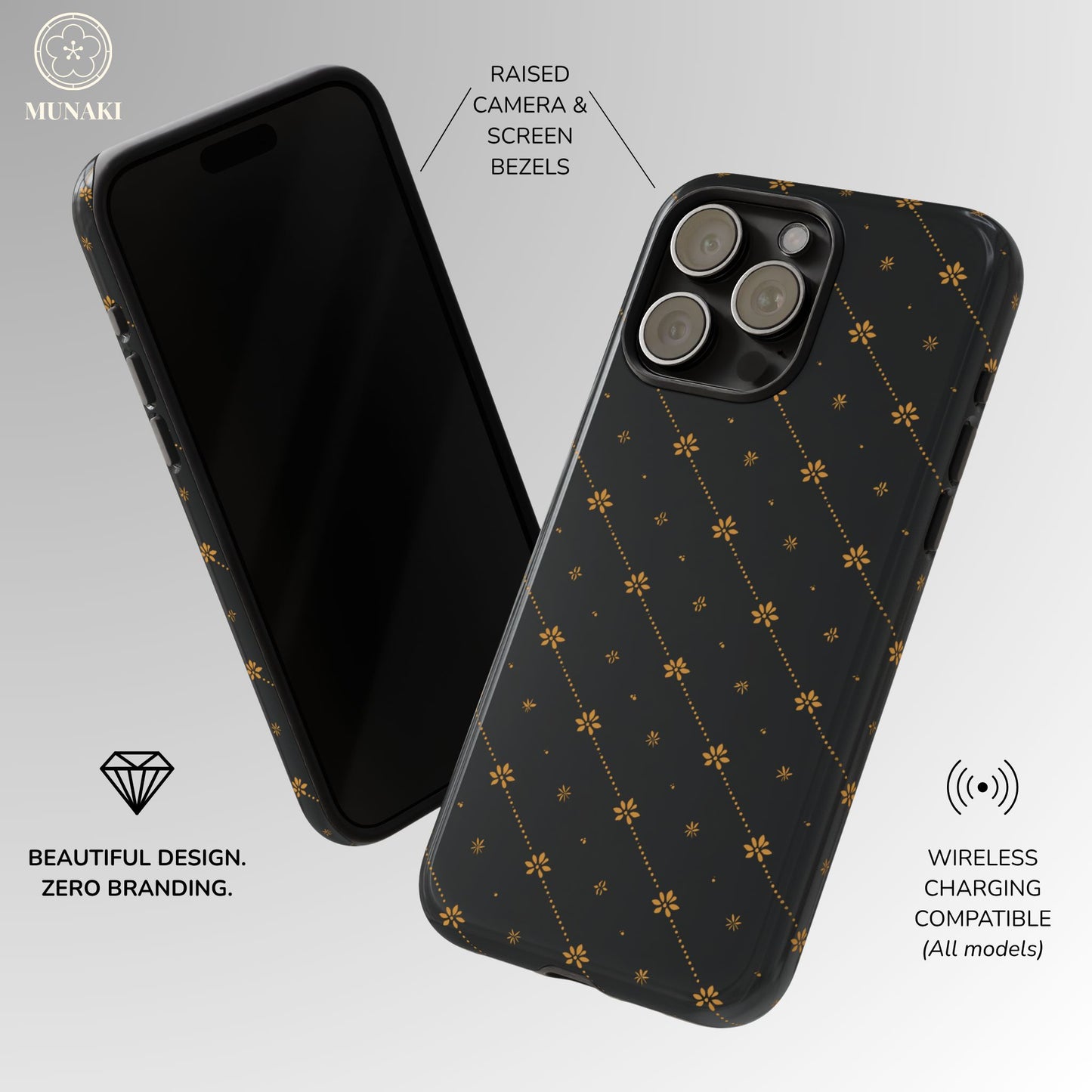 Midnight Daisy Phone Case