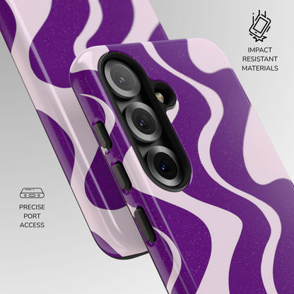 Lavender Dream Wave Phone Case