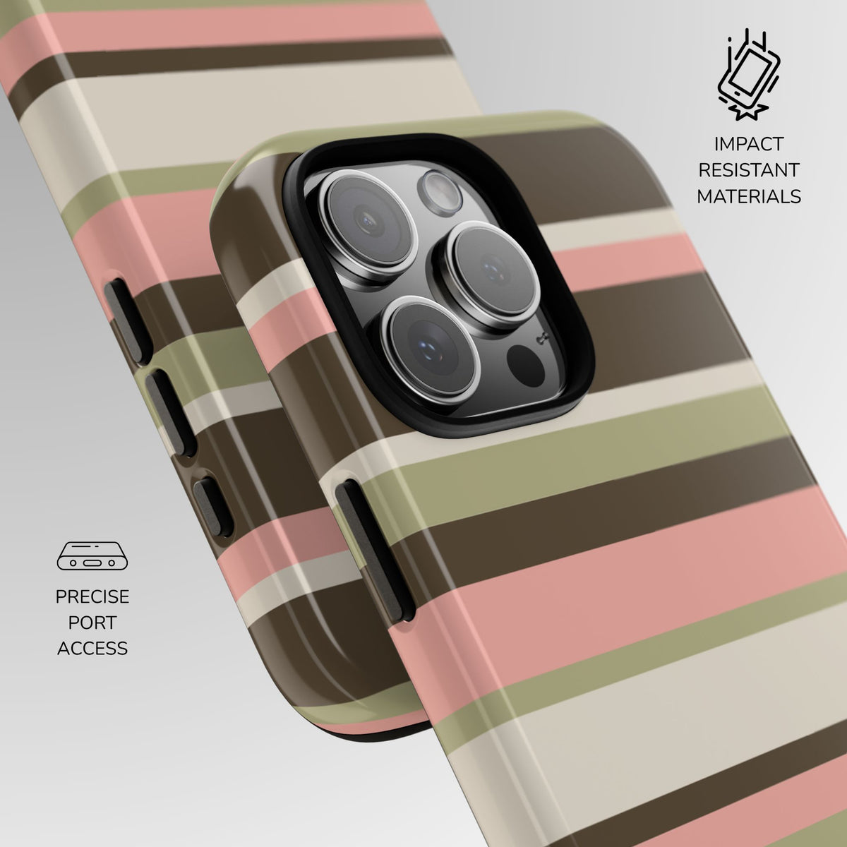 Palais Royal Striped Phone Case
