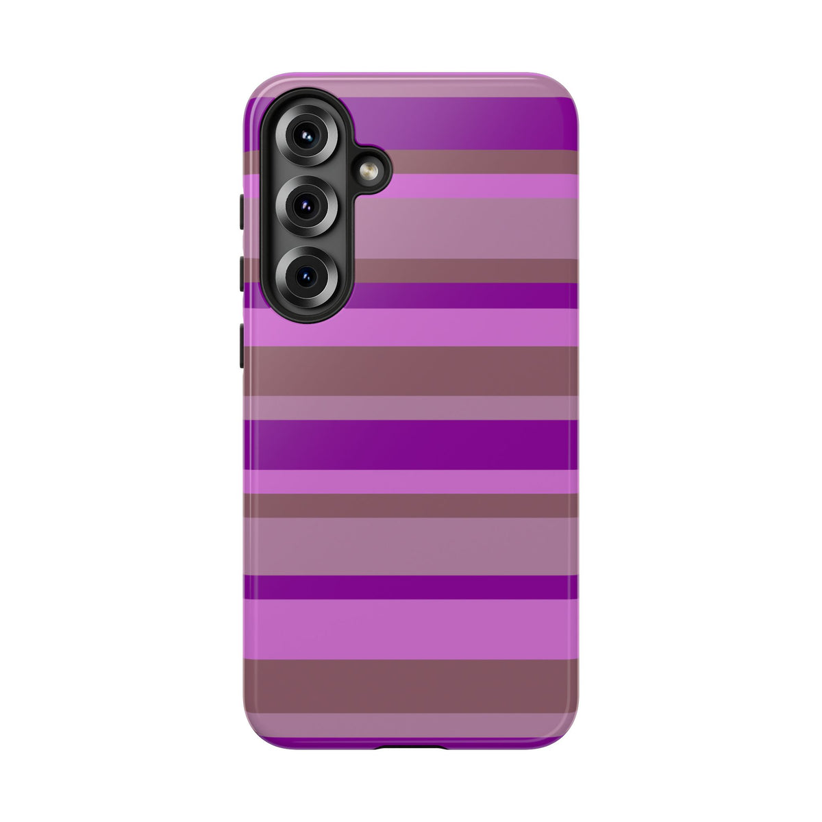 Aubergine Club Striped Phone Case