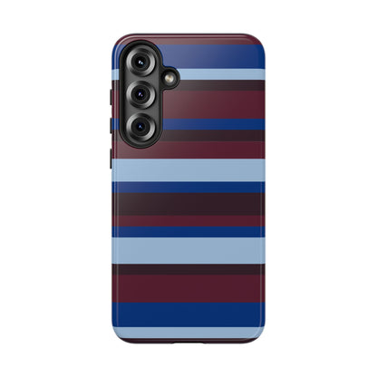 Bordeaux Coast Striped Phone Case