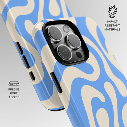 Blue Lagoon Swirl Phone Case