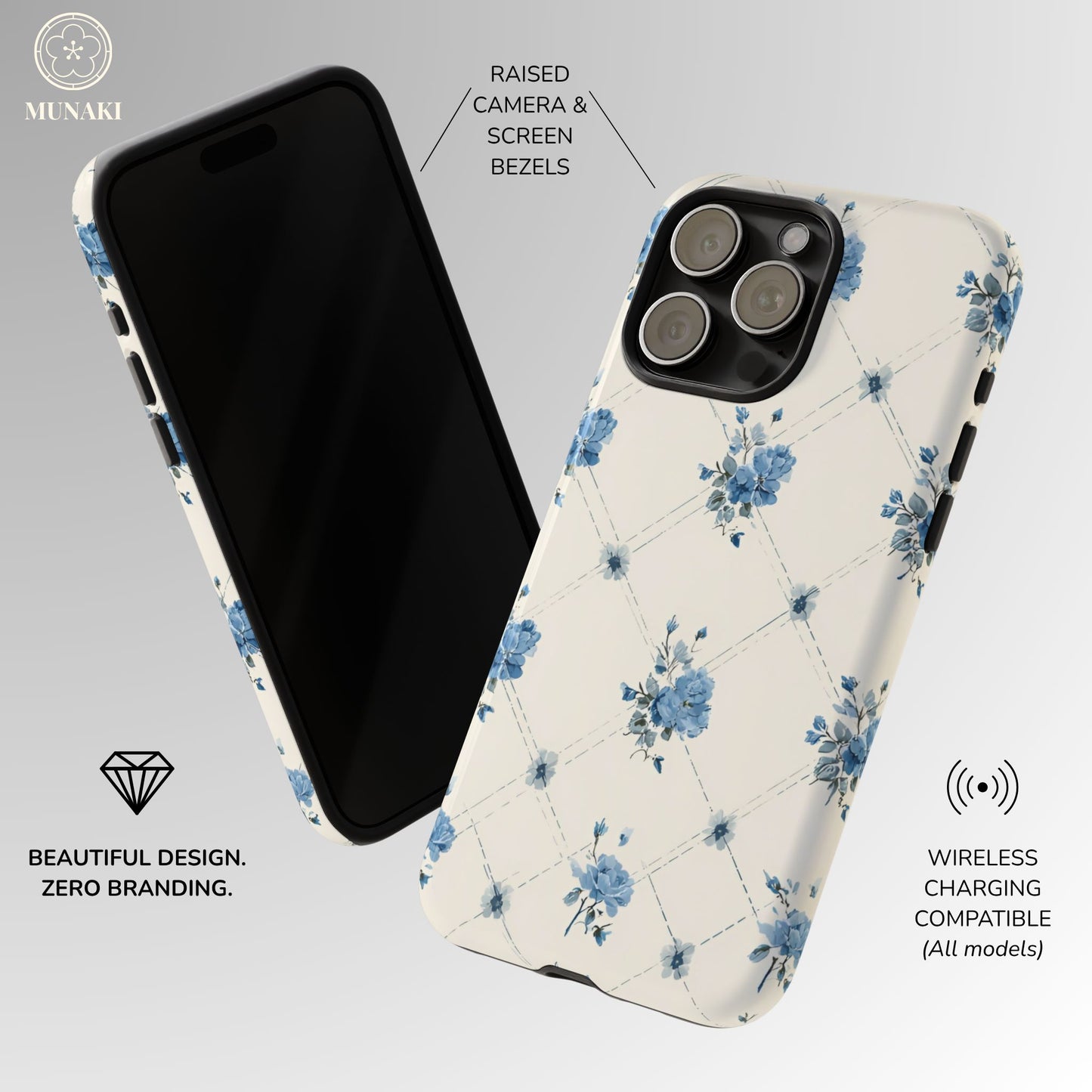 Vintage Quilt Blossom Phone Case
