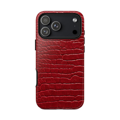 Cherry Croc Phone Case