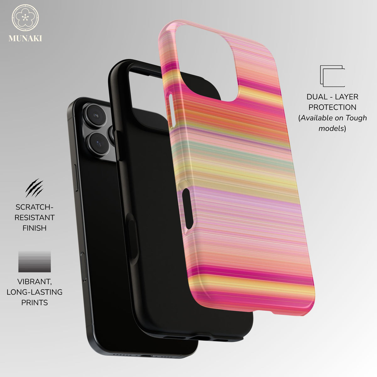 Malibu Mirage Striped Phone Case