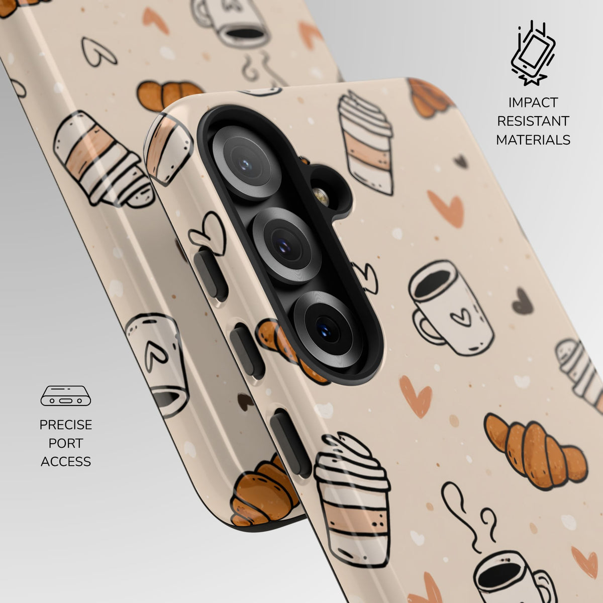 Croissant & Chill Phone Case