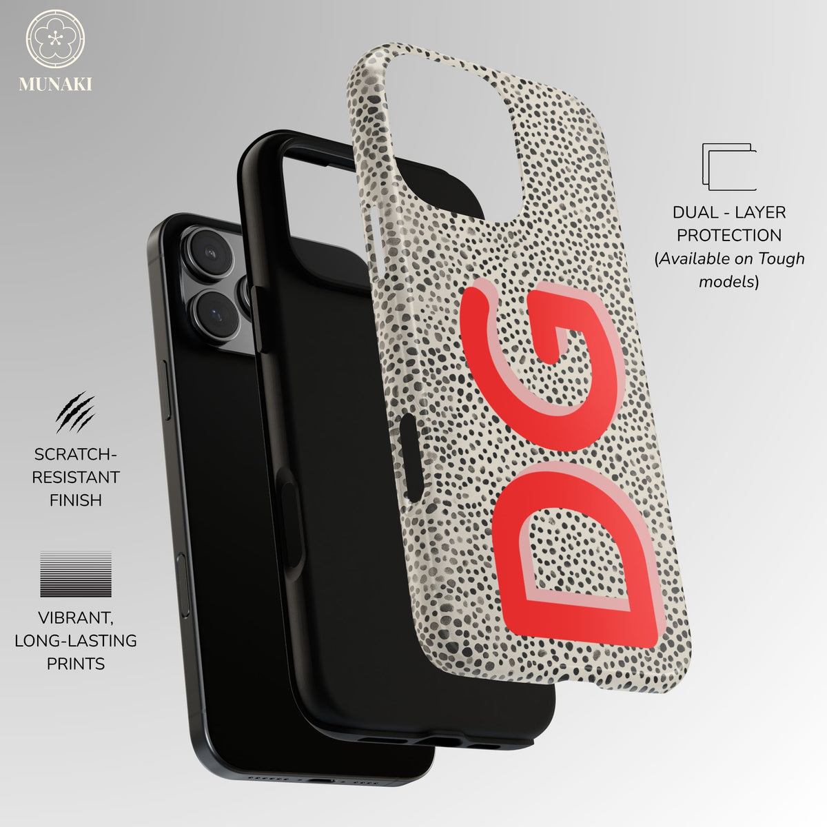 Soho Spotted Red Phone Case