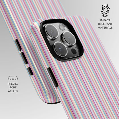 Cotton Candy Stripes Phone Case