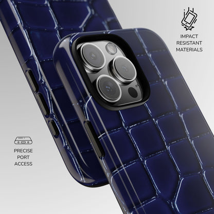 Midnight Croc Phone Case