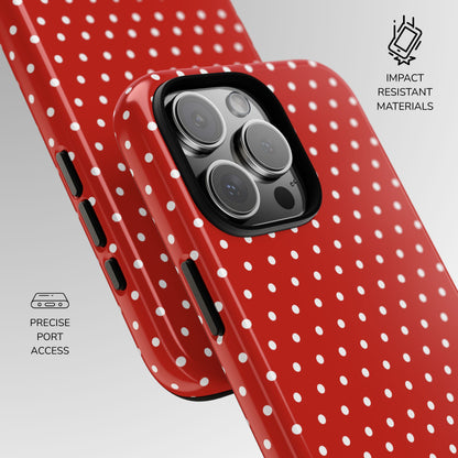 Custom Cherry Dot Phone Case