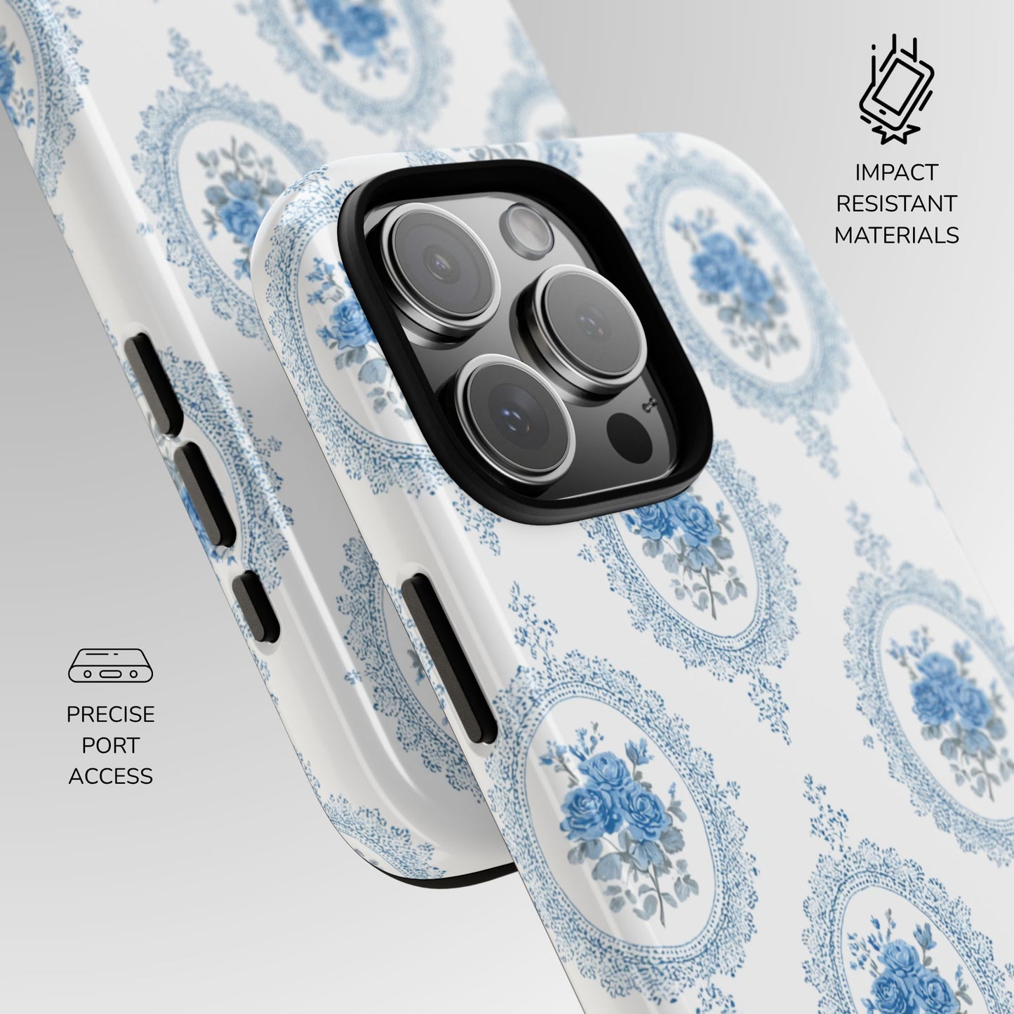 Porcelain Cameo Phone Case