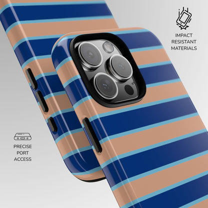 Metropolitan Club Striped Phone Case