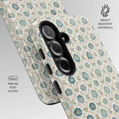 Vintage Tile Blossom Phone Case