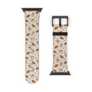 Croissant & Chill Watch Band