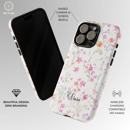 Custom Meadow Blossom Phone Case
