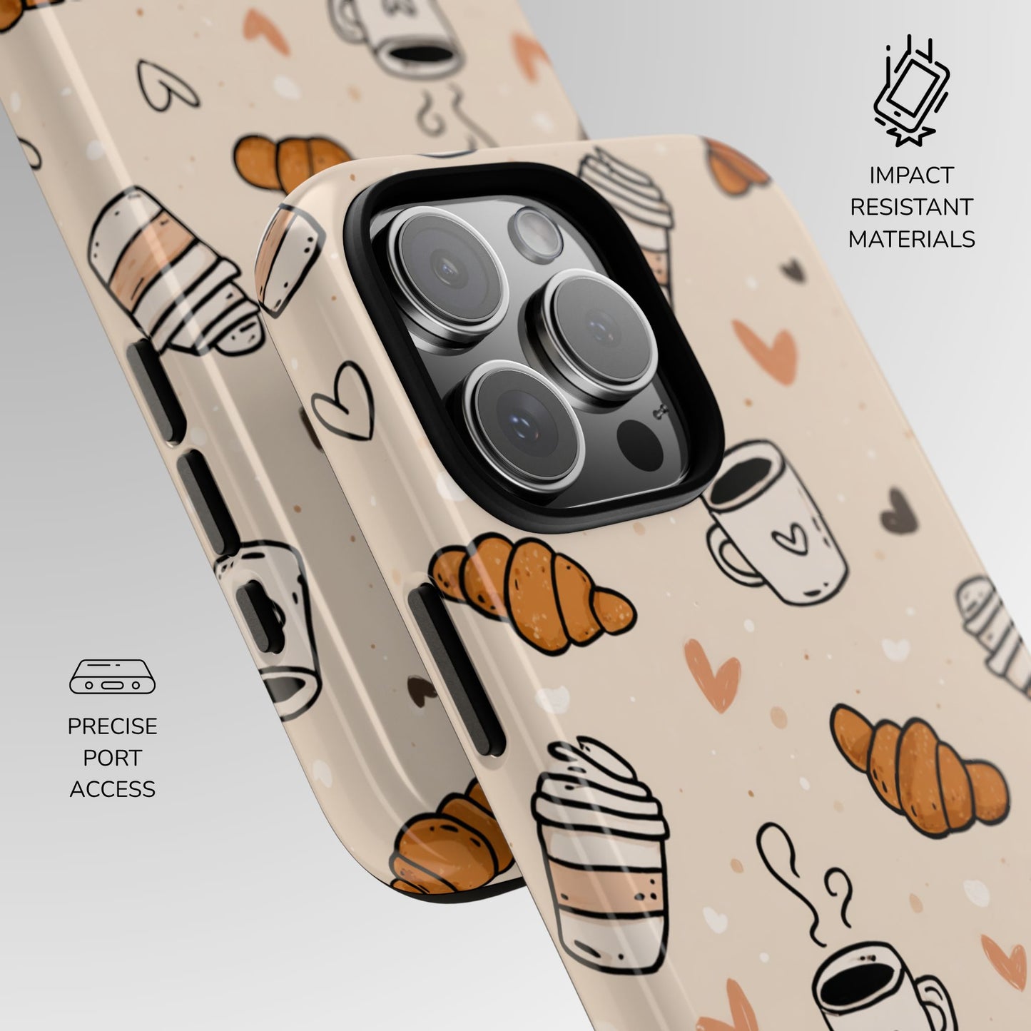 Croissant & Chill Phone Case