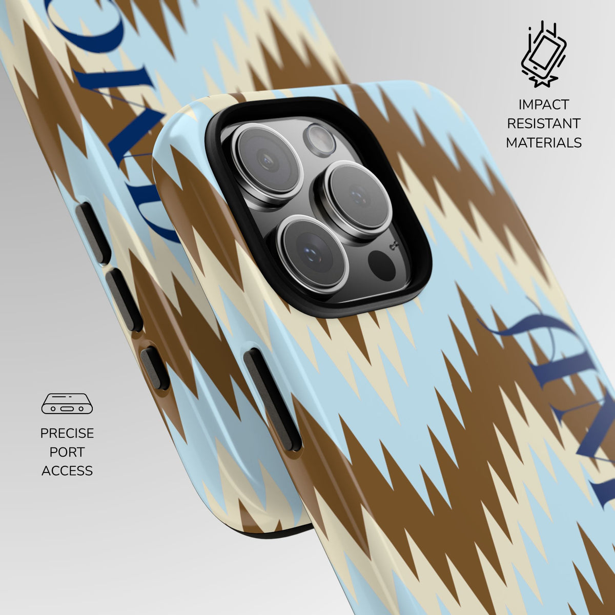 Amore Chevron Phone Case