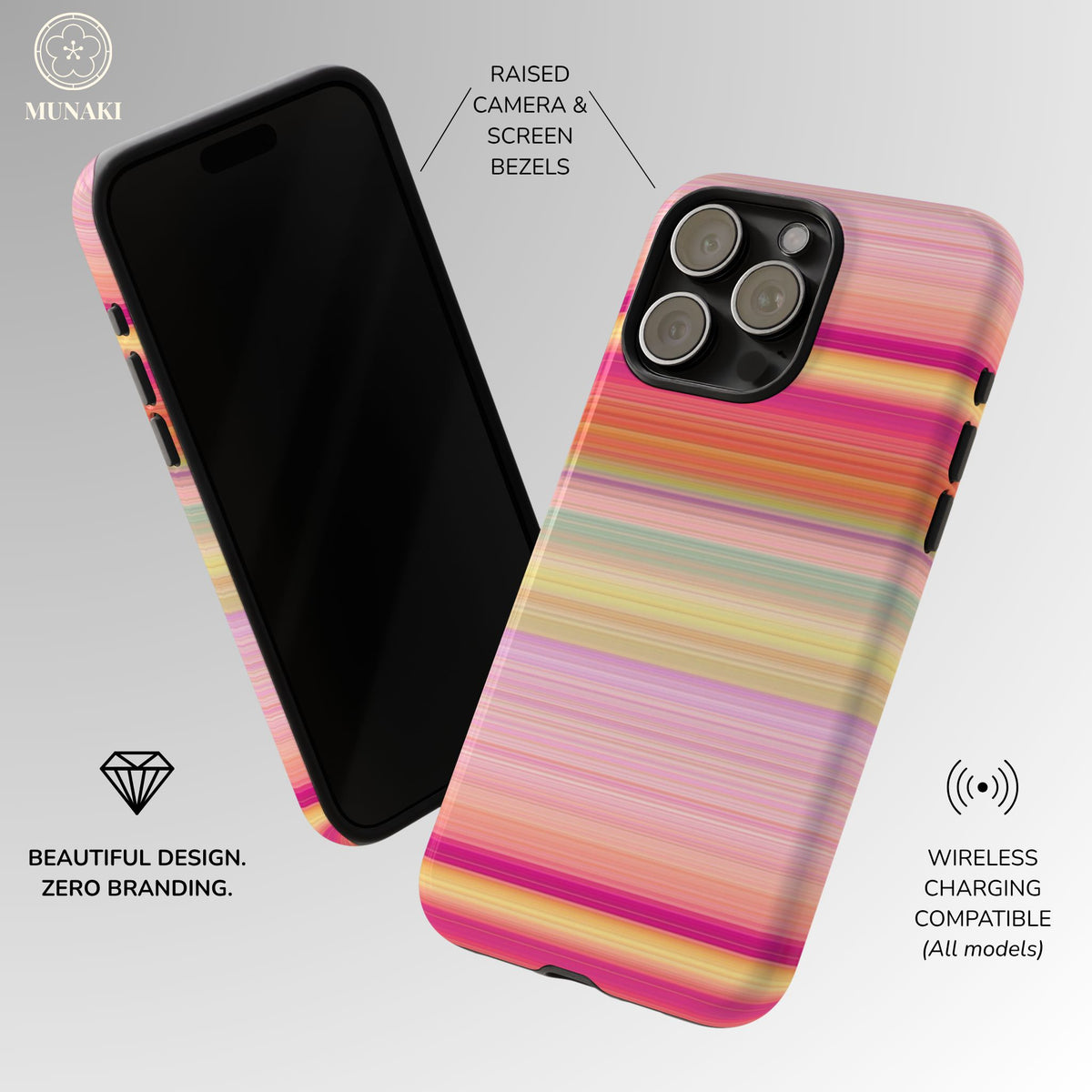 Malibu Mirage Striped Phone Case