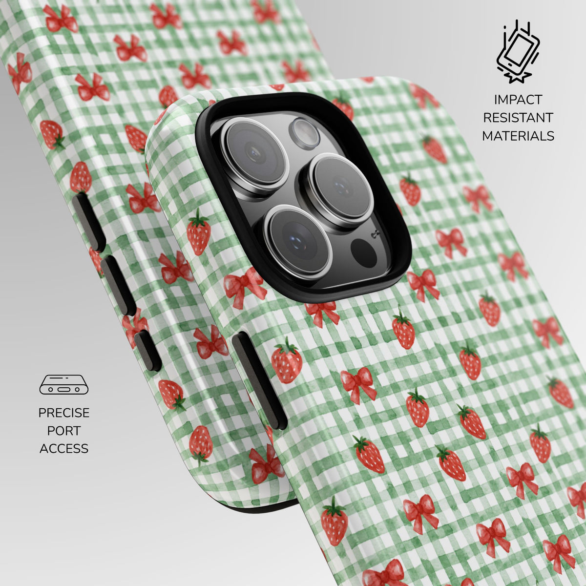 Strawberry Picnic Phone Case