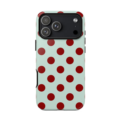 Mint Gelato Polka Dot Phone Case