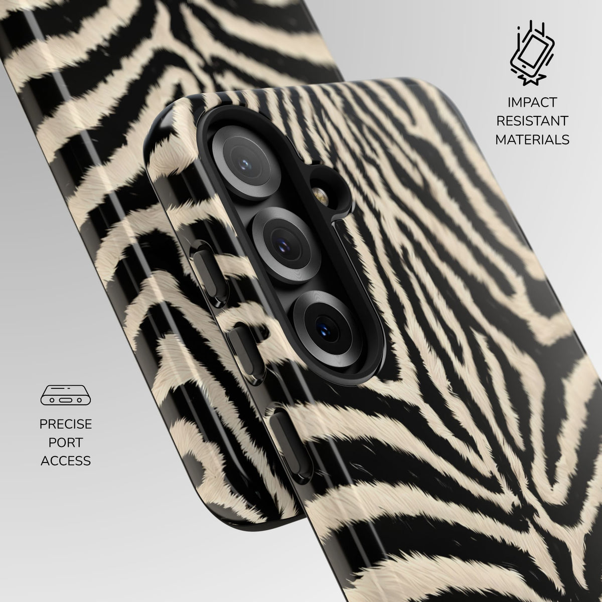 Safari Runway Zebra Phone Case